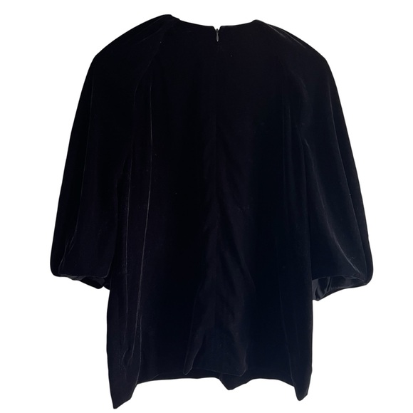 COS Velvet Puff-Sleeved Top dramatic pleated sleeve size 40 excellent condition - Picture 11 of 15